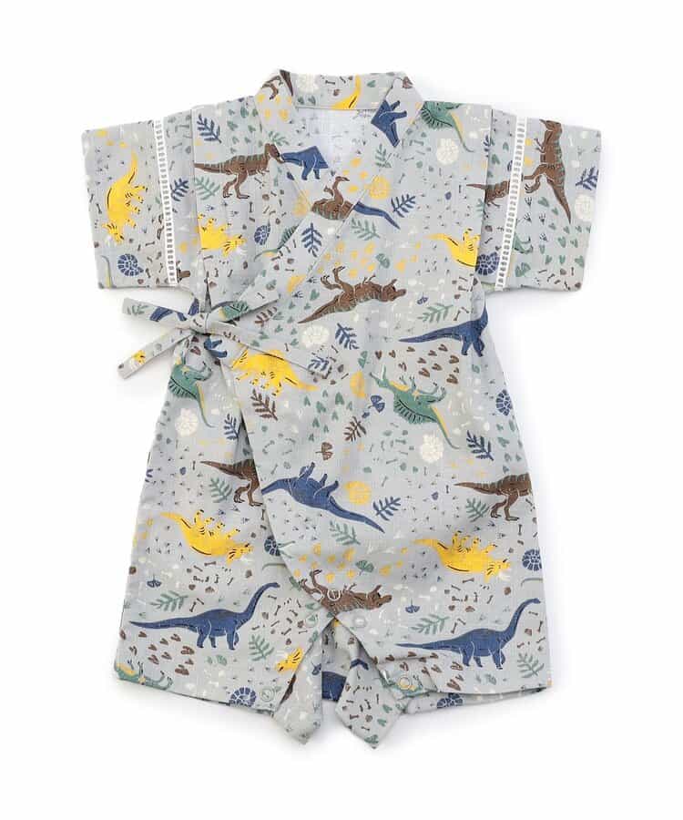 ★SALE★粋な総柄甚平ロンパス