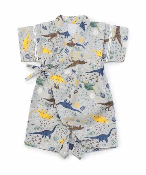 ★SALE★粋な総柄甚平ロンパス