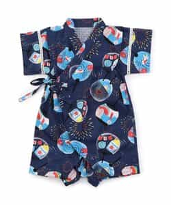 ★SALE★粋な総柄甚平ロンパス