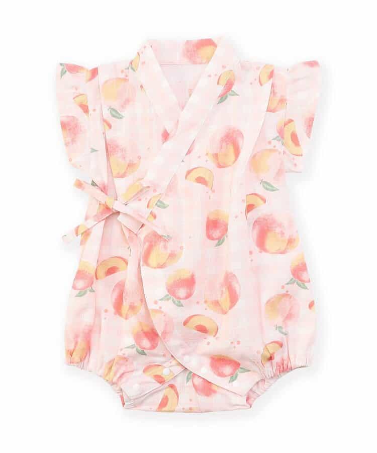 ☆SALE☆夏のおめかしフリル甚平ロンパス（L275045）|Ampersand