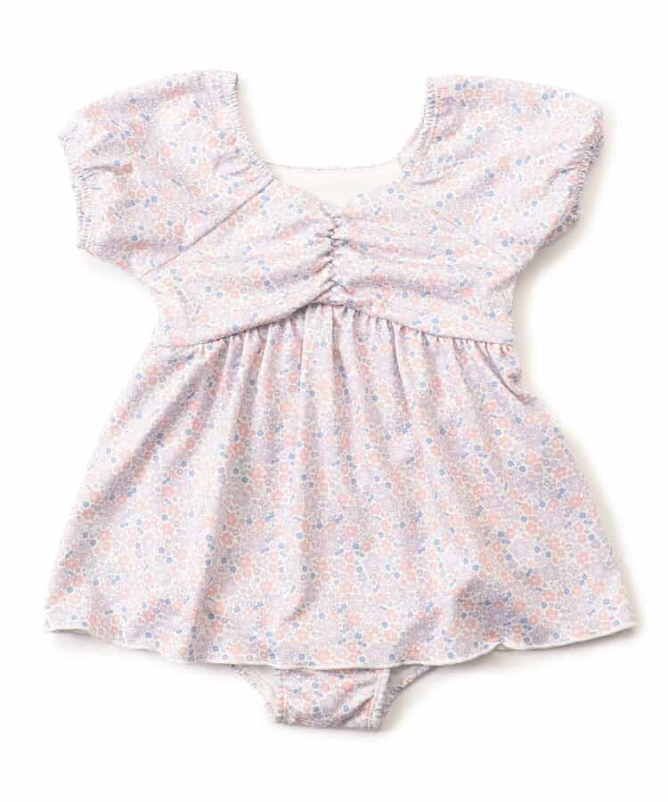 ★SALE★小花柄 ワンピース水着_UVカット