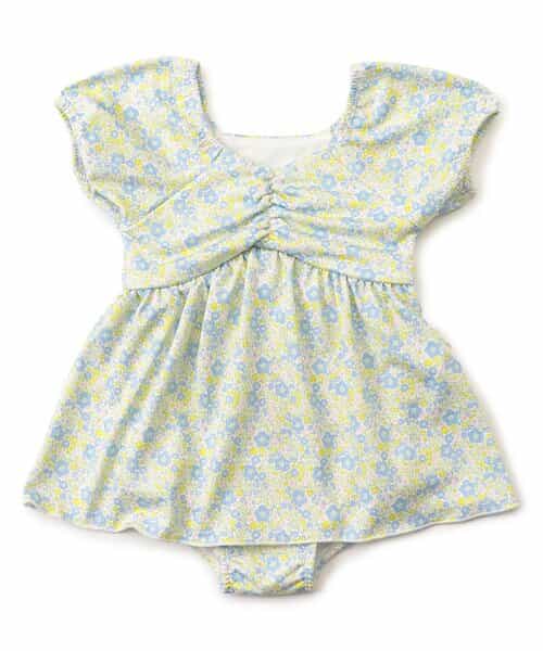 ★SALE★小花柄 ワンピース水着_UVカット