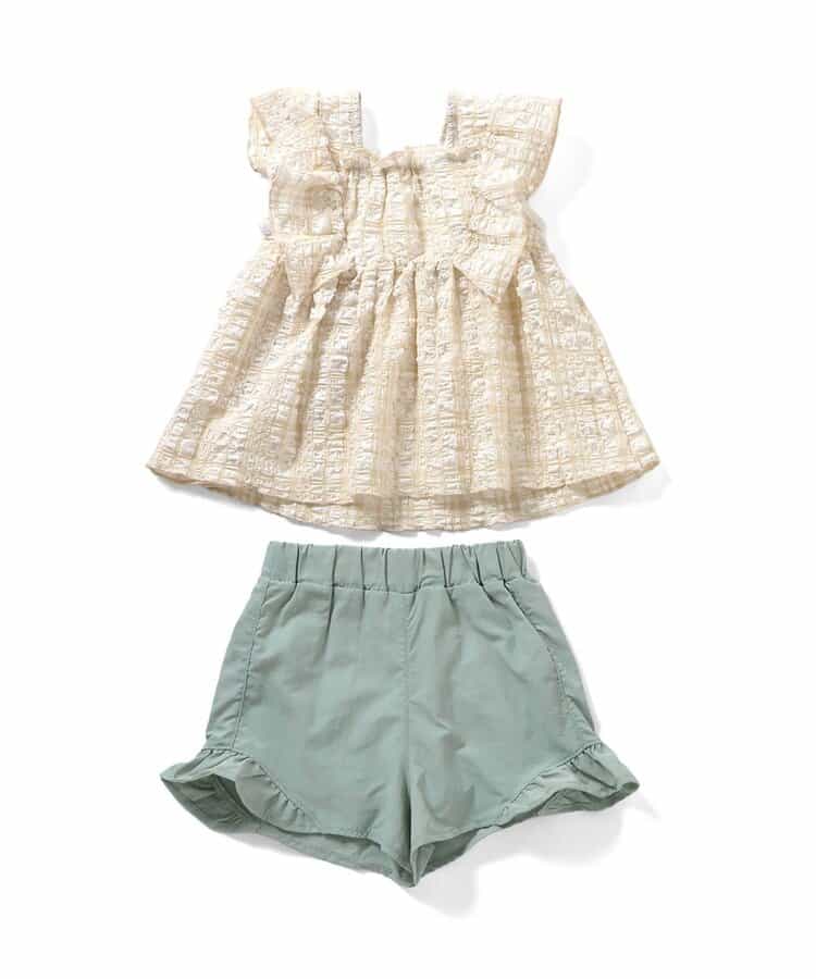 お外も水辺も！洋服みたいなセパレート水着