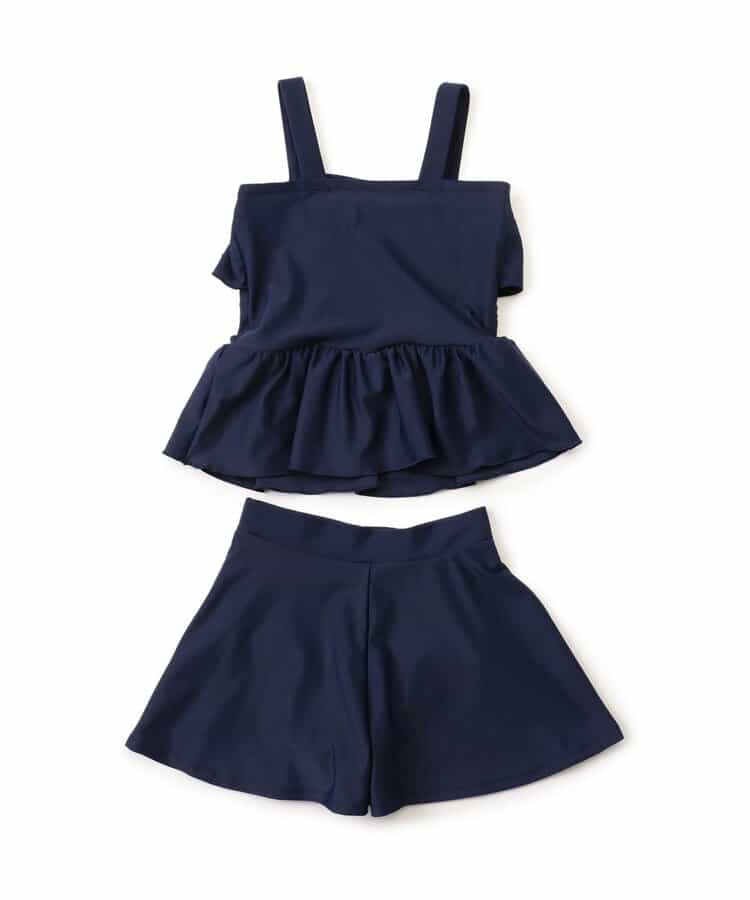 ★SALE★【ジュニア対応】女児 フリルスクールセパレート水着_UVカット_473837