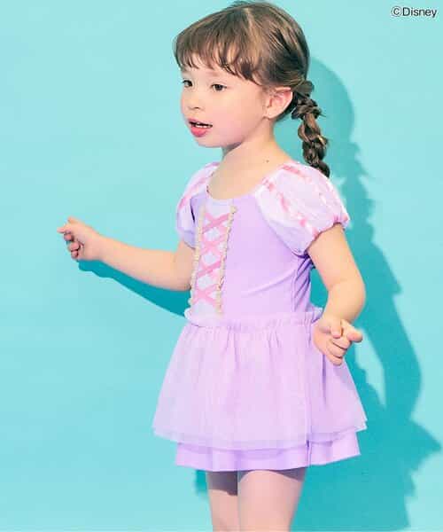 ディズニーキャラクター プリンセスなりきりドレス水着 UVカット