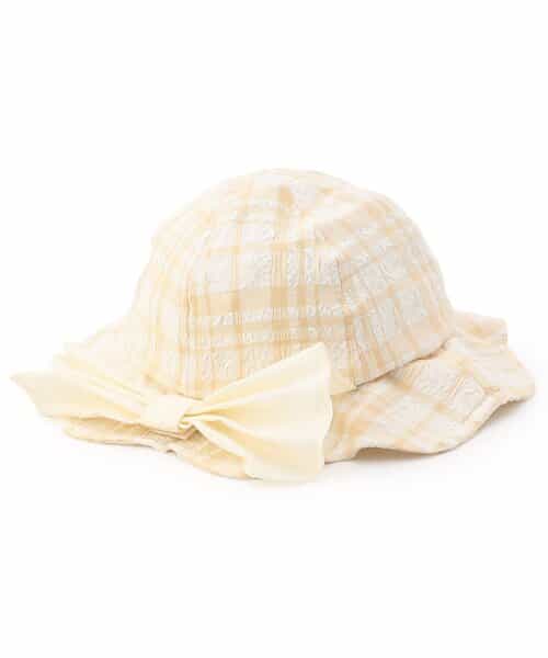 ★SALE★リボンベビーハット_UVカット