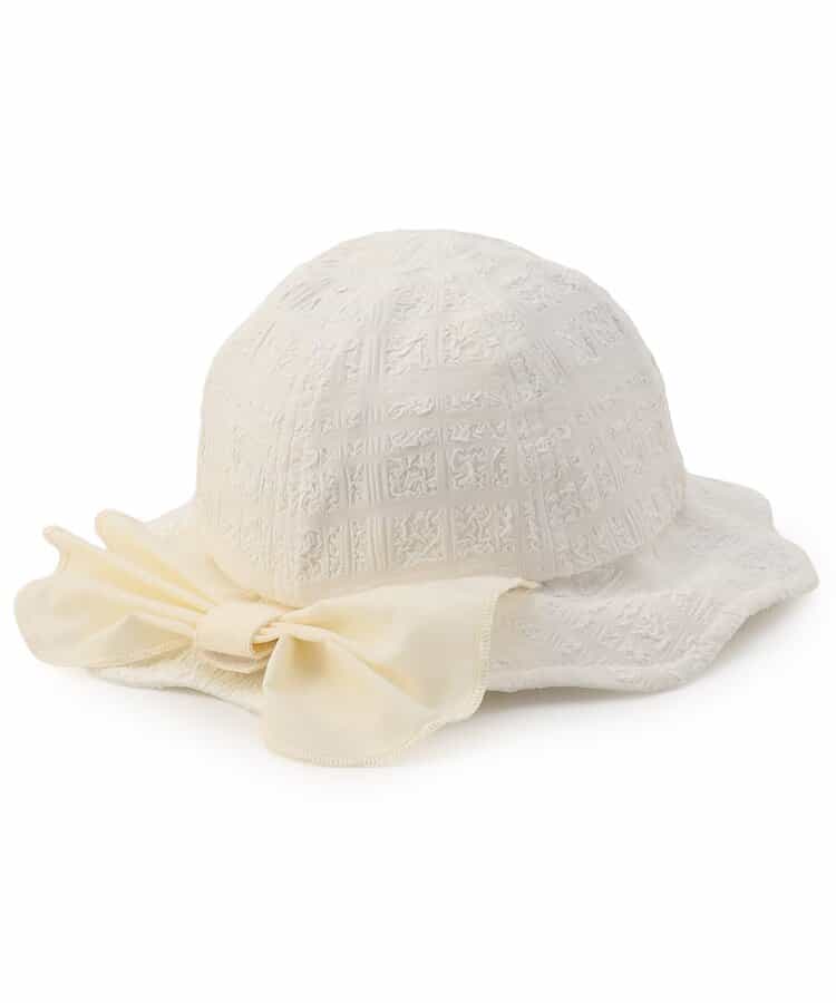 ★SALE★リボンベビーハット_UVカット