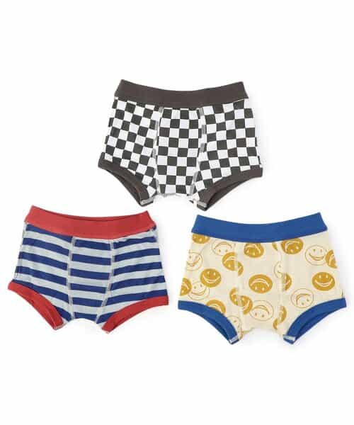 3つセットパンツ 総柄