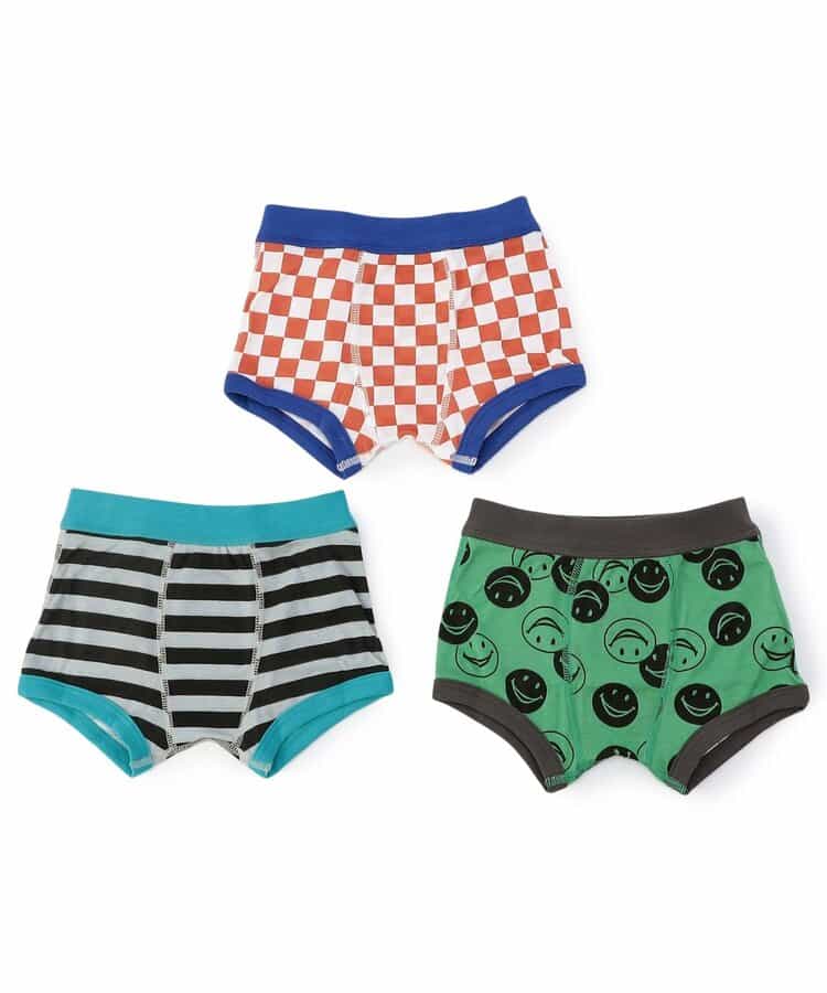 3つセットパンツ 総柄