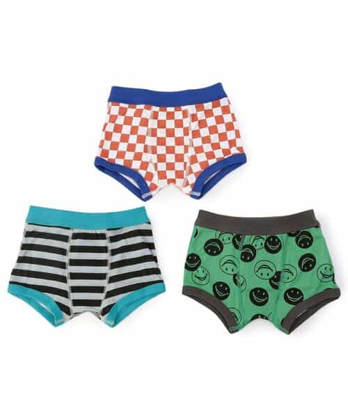 3つセットパンツ 総柄