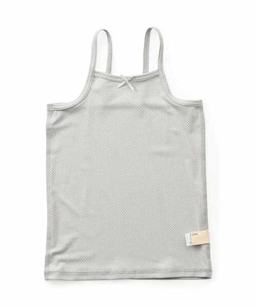 かくれんぼメッシュインナー　キャミソール 接触冷感 抗菌防臭