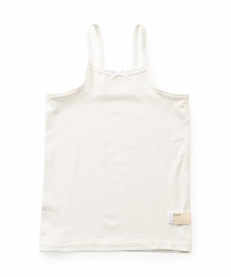 かくれんぼメッシュインナー　キャミソール 接触冷感 抗菌防臭