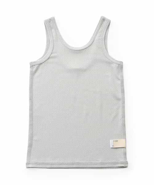 かくれんぼインナーメッシュ　タンクトップ 接触冷感 抗菌防臭