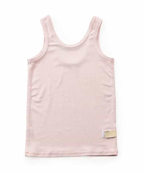 かくれんぼインナーメッシュ　タンクトップ 接触冷感 抗菌防臭