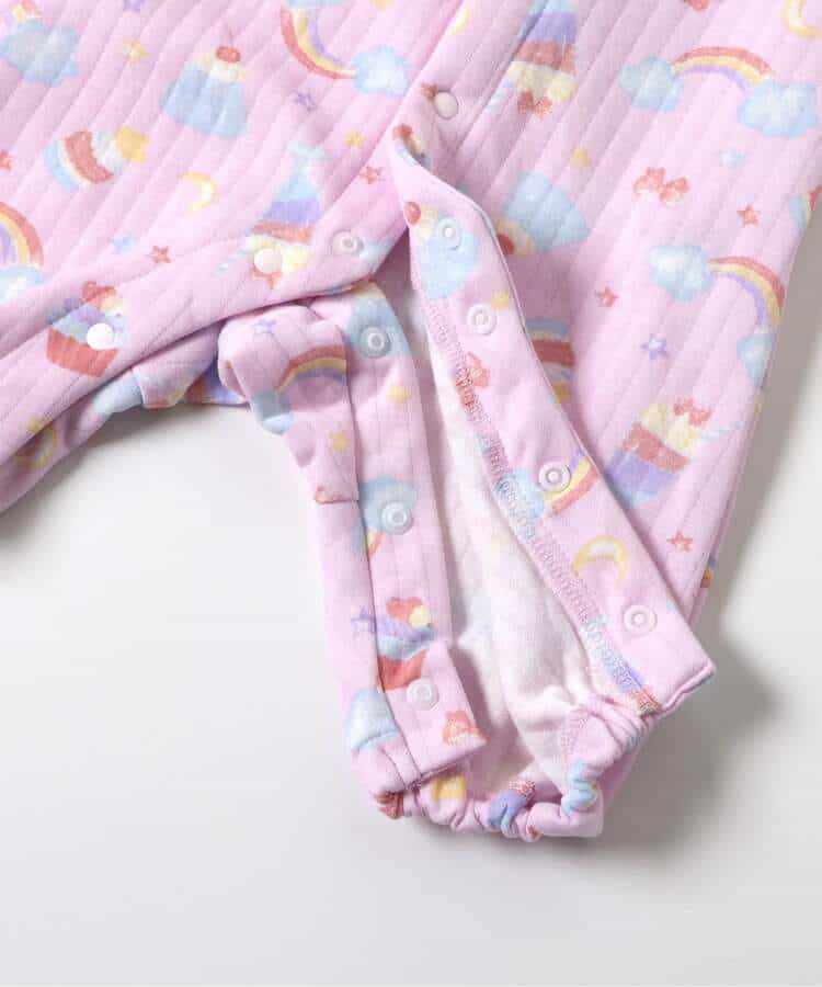 【リンク】前あきGirl’sニットキルトカバーオール_981332