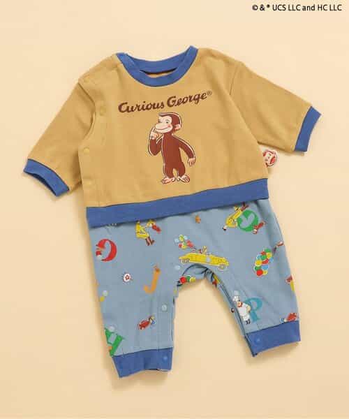 【おさるのジョージ】 カバーオール