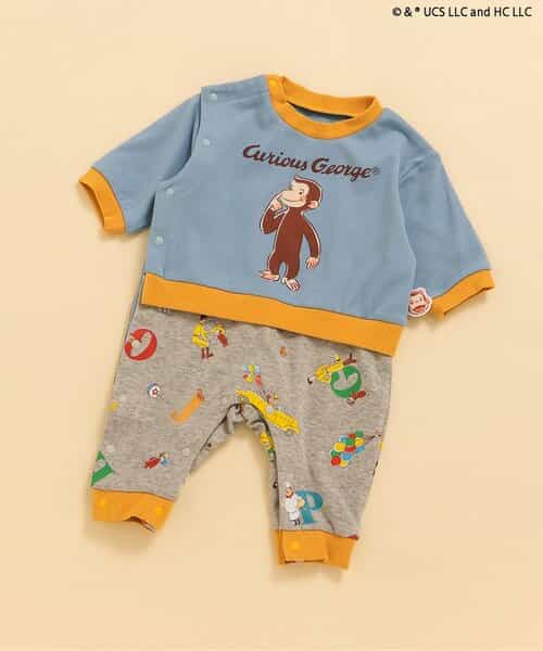 【おさるのジョージ】 カバーオール