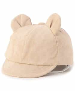 くま耳ベビーキャップ_UVカット