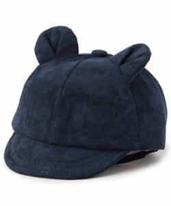 くま耳ベビーキャップ_UVカット