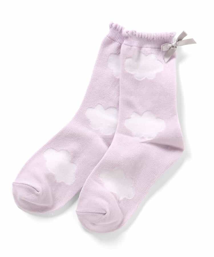 3P対象 総柄シアーソックス