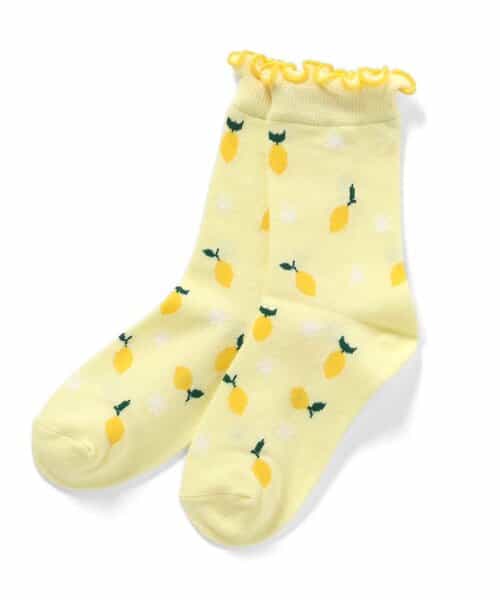 3P対象 フルーツ柄ソックス