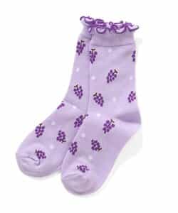 3P対象 フルーツ柄ソックス