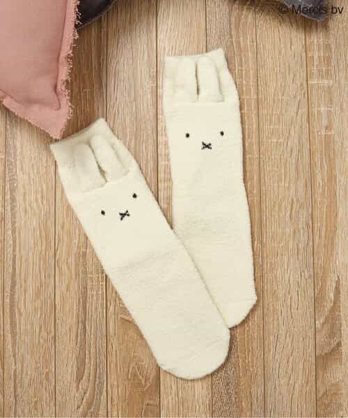 【miffy】マシュマロニットソックス