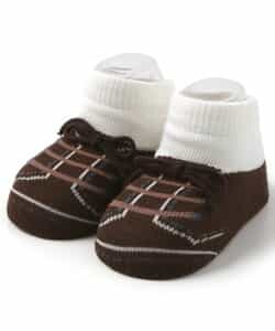 おめかしシューズ風ベビーソックス