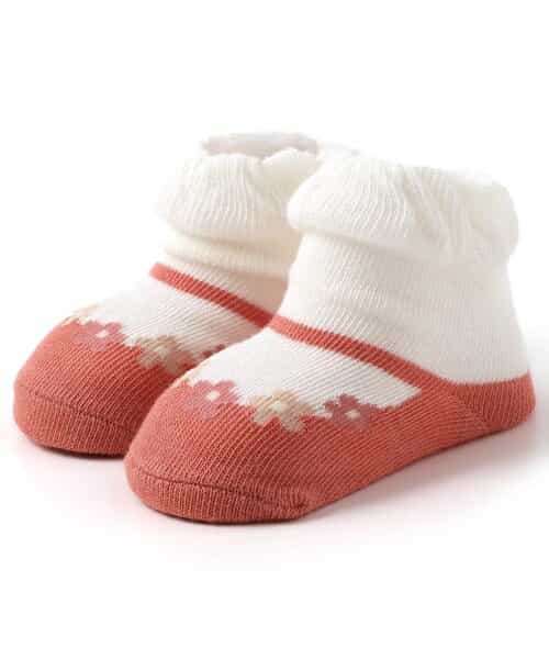 おめかしシューズ風ベビーソックス