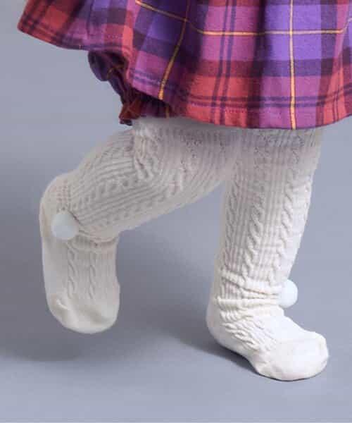 ファー梵天ウエストハグベビータイツ