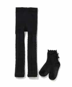 ハートケーブルウエストハグレギンス＆ソックス