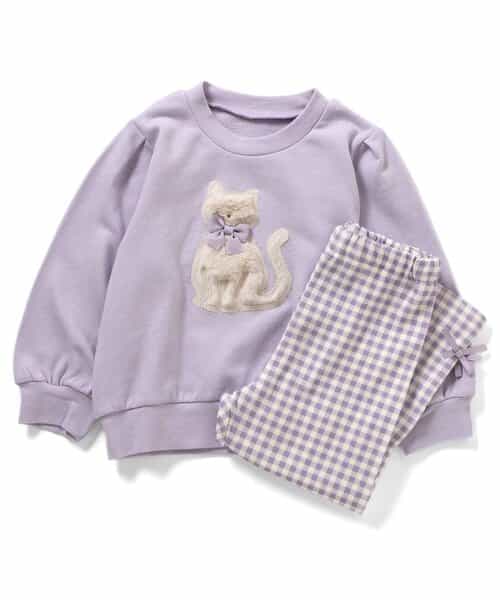 【リンク】ふわふわモチーフストレッチ裏毛パジャマ