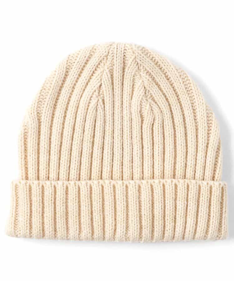 リブニットキャップ_マシンウォッシャブル