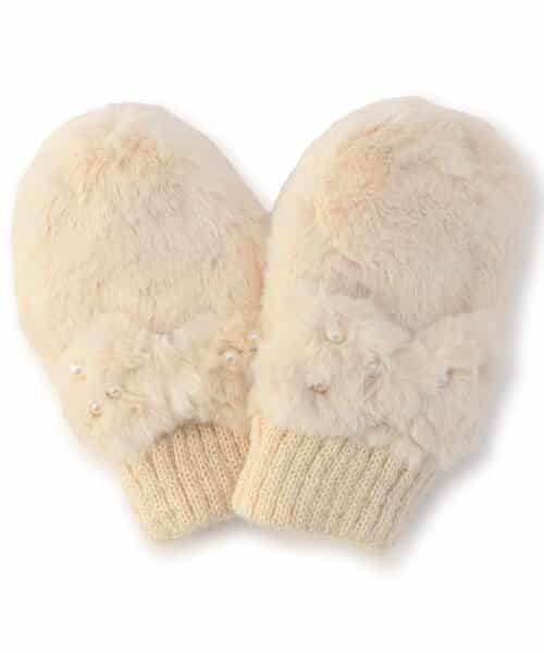 ふわもちリボン手袋