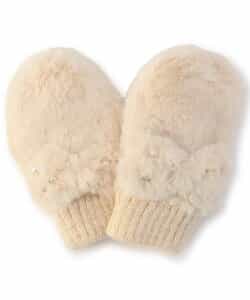 ふわもちリボン手袋