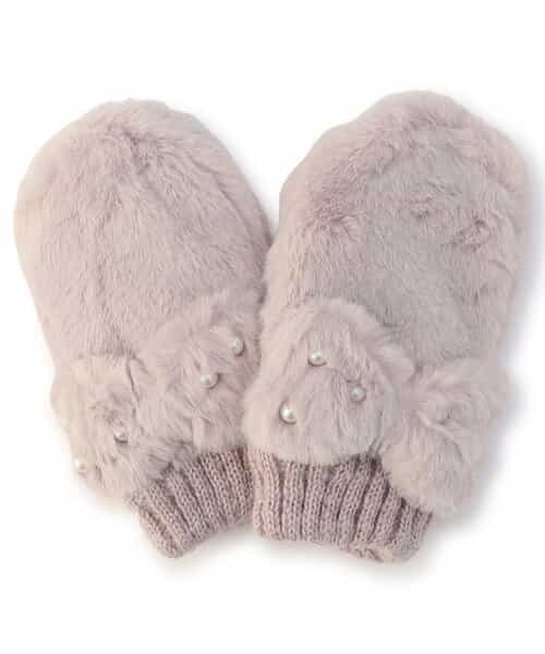 ふわもちリボン手袋