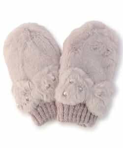 ふわもちリボン手袋