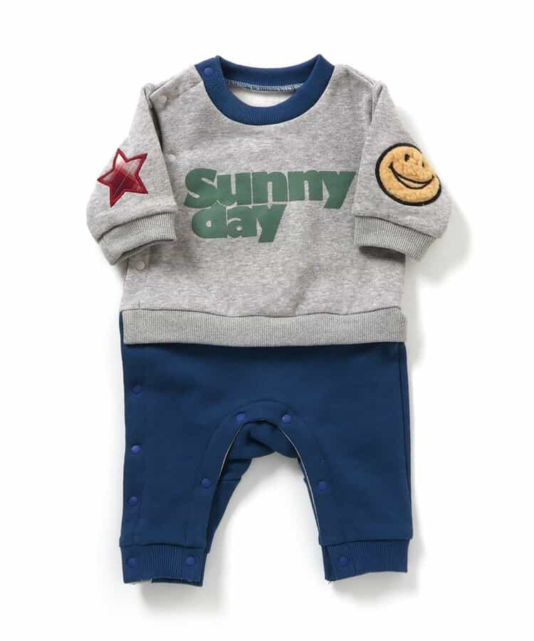 【リンク】バラエティ裏毛起毛カバーオール