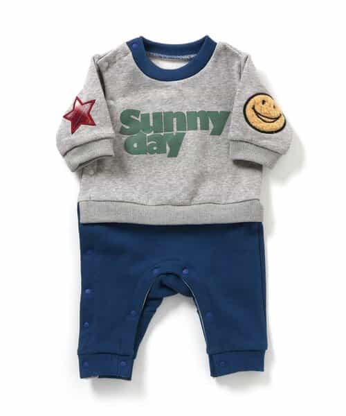 【リンク】バラエティ裏毛起毛カバーオール