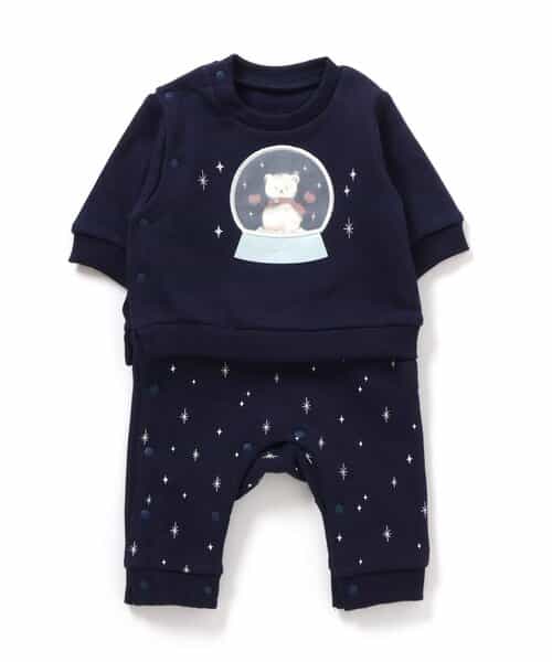 【リンク】バラエティ裏毛起毛カバーオール