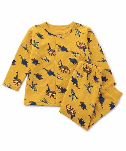 【リンク】ウインターダイナソー柄ニットキルトパジャマ