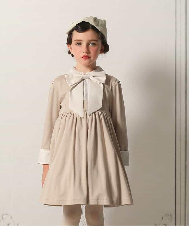 【フォーマル/ジュニア対応】マルゴワールワンピース_120_130