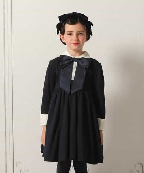 【フォーマル/ジュニア対応】マルゴワールワンピース_120_130