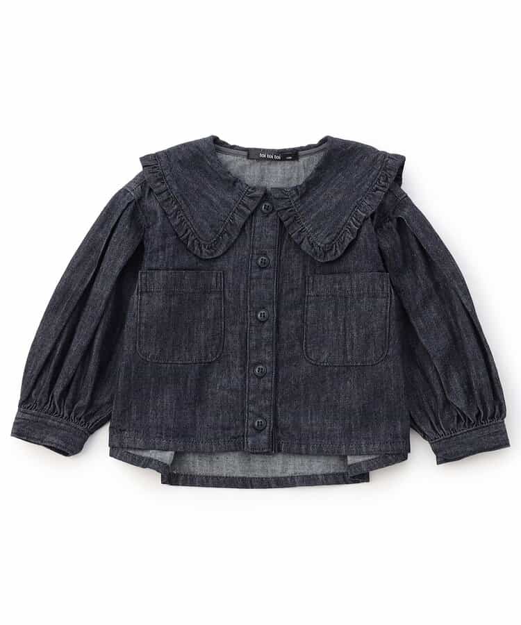 ノエリアアウタートップ長袖ブラウス_80_110【キッズ】