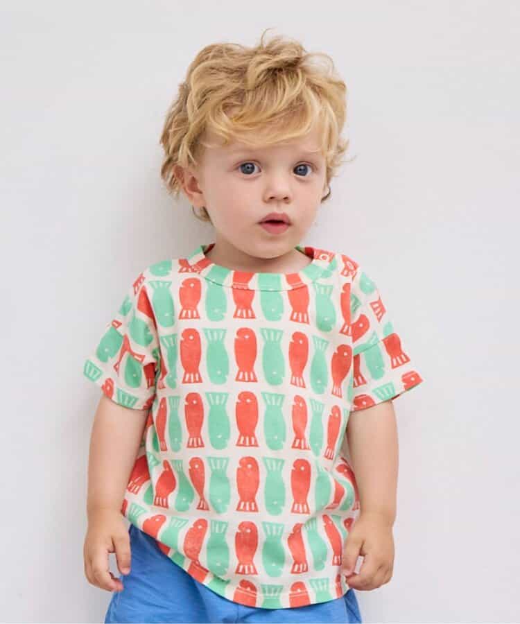 Lucky Fish all over T-shirt【ベビー】