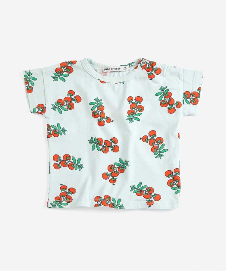 総柄Juicy Tomatoes半袖Tシャツ【ベビー】