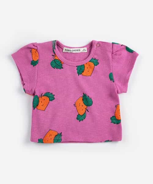 総柄Tangerine半袖Tシャツ【ベビー】