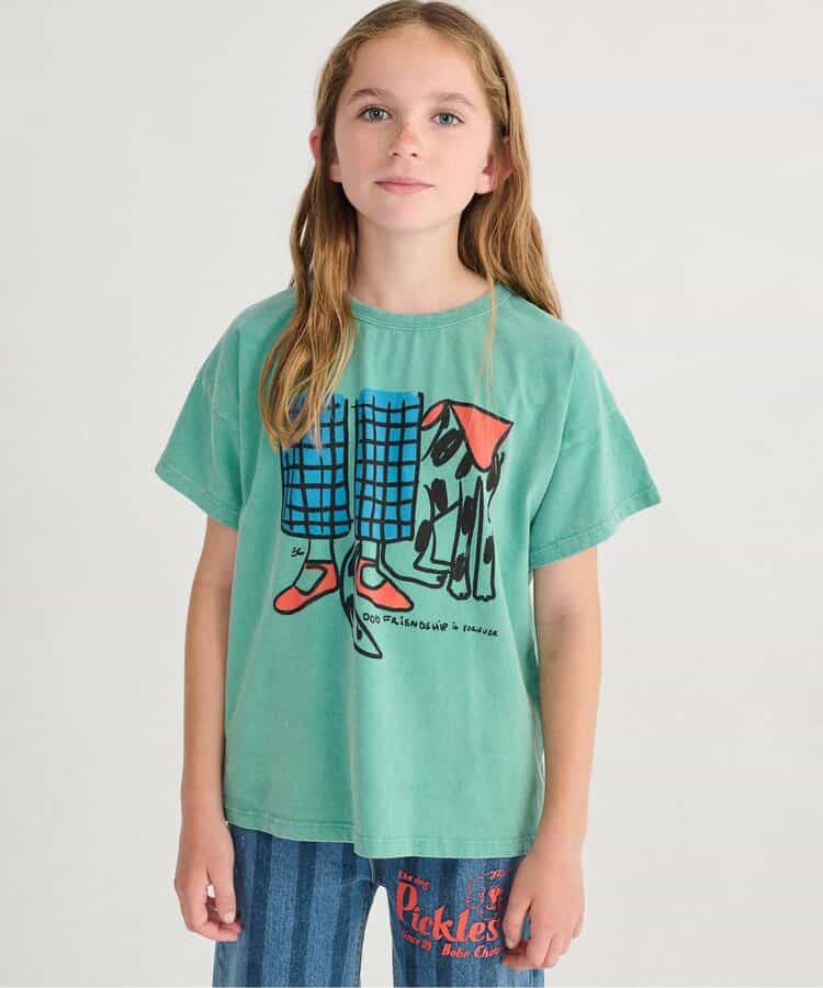 Dog Friendship 半袖Tシャツ【キッズ】