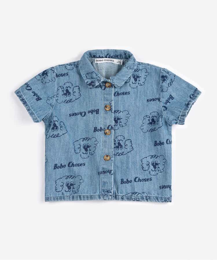 総柄Pickles The Dog半袖シャツ【ベビー】