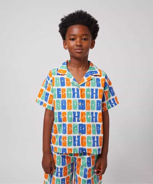 Multicolor Bobo Choses all over woven shirt【キッズ】